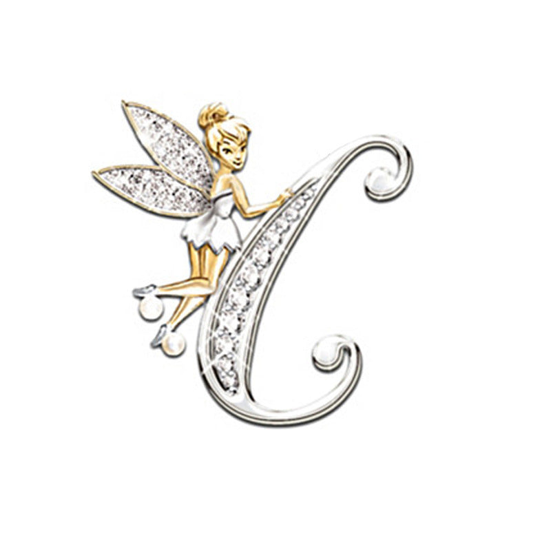 Women's Fashion 26 English Letter Brooch, Valdore