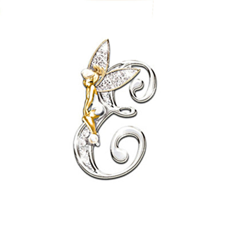 Women's Fashion 26 English Letter Brooch, Valdore